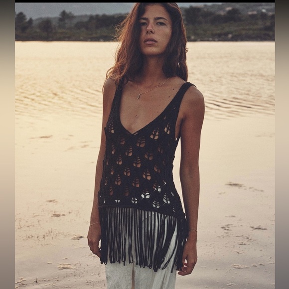 ZARA KNIT TOP - Picture 1 of 5